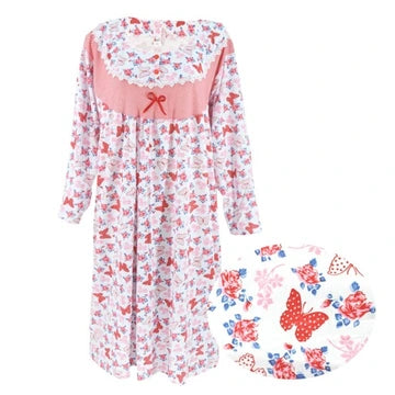 Naktiniai marškiniai moterims Sentina su pūkeliu