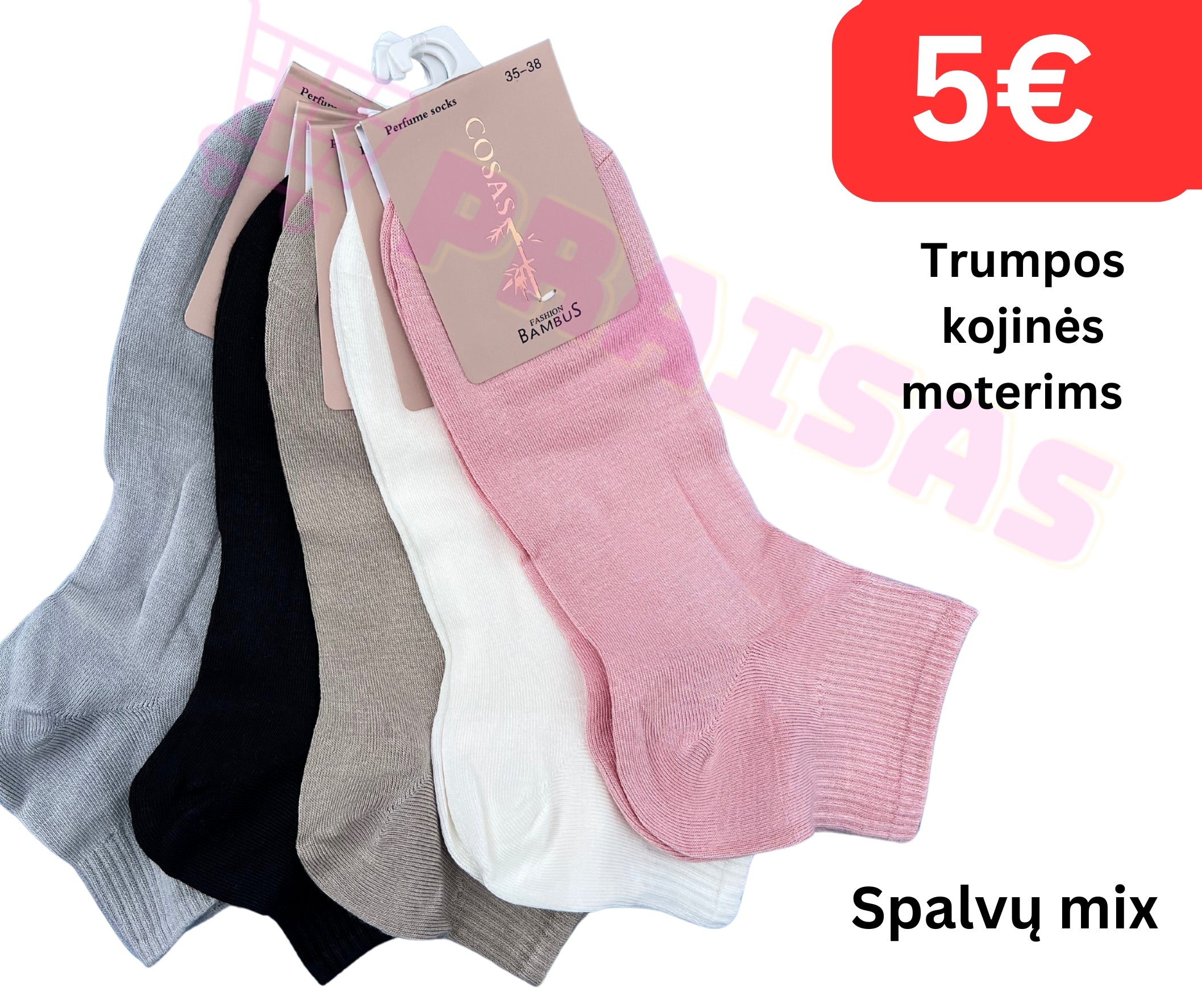 Trumpos kojinės moterims mix