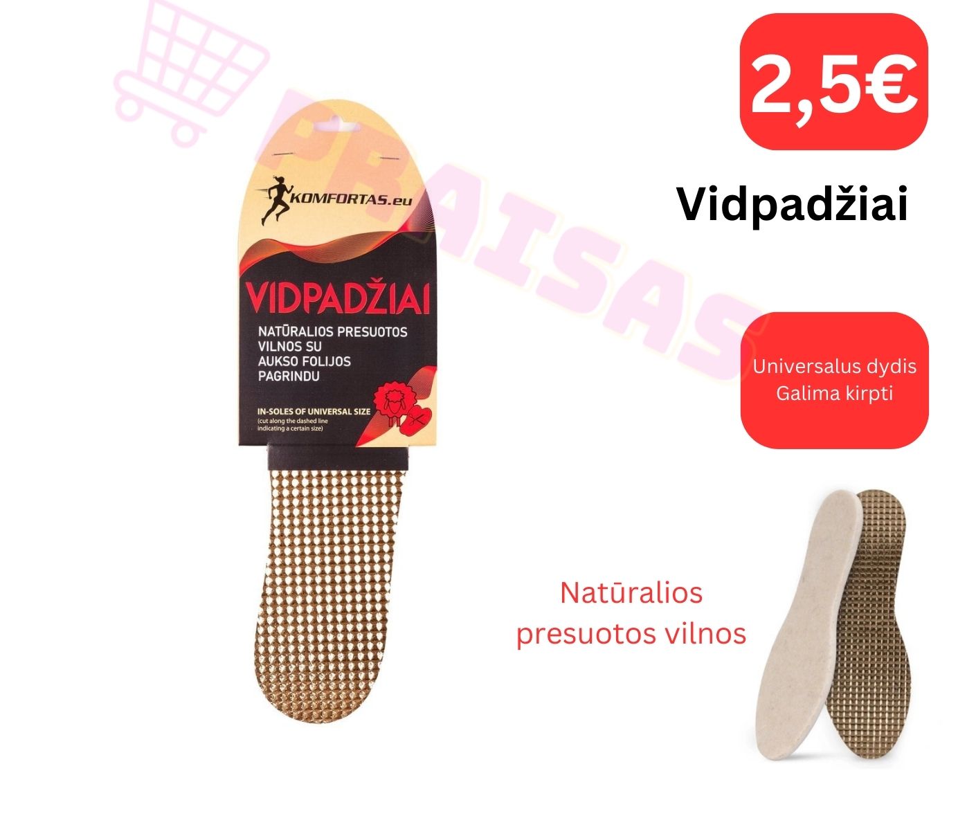 Vidpadžiai universalūs