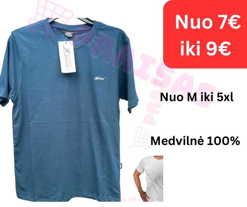 Mevilnės marškinėliai vyrams romix.