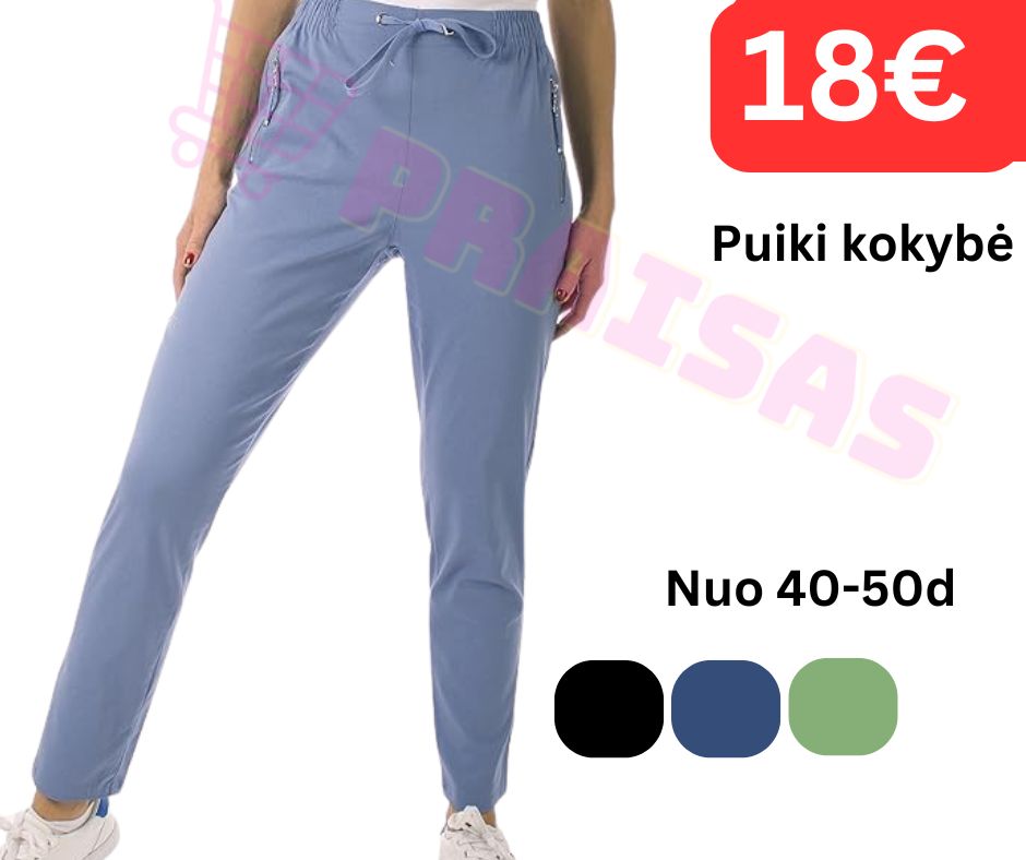 Vy fashion classic kelnės moterims