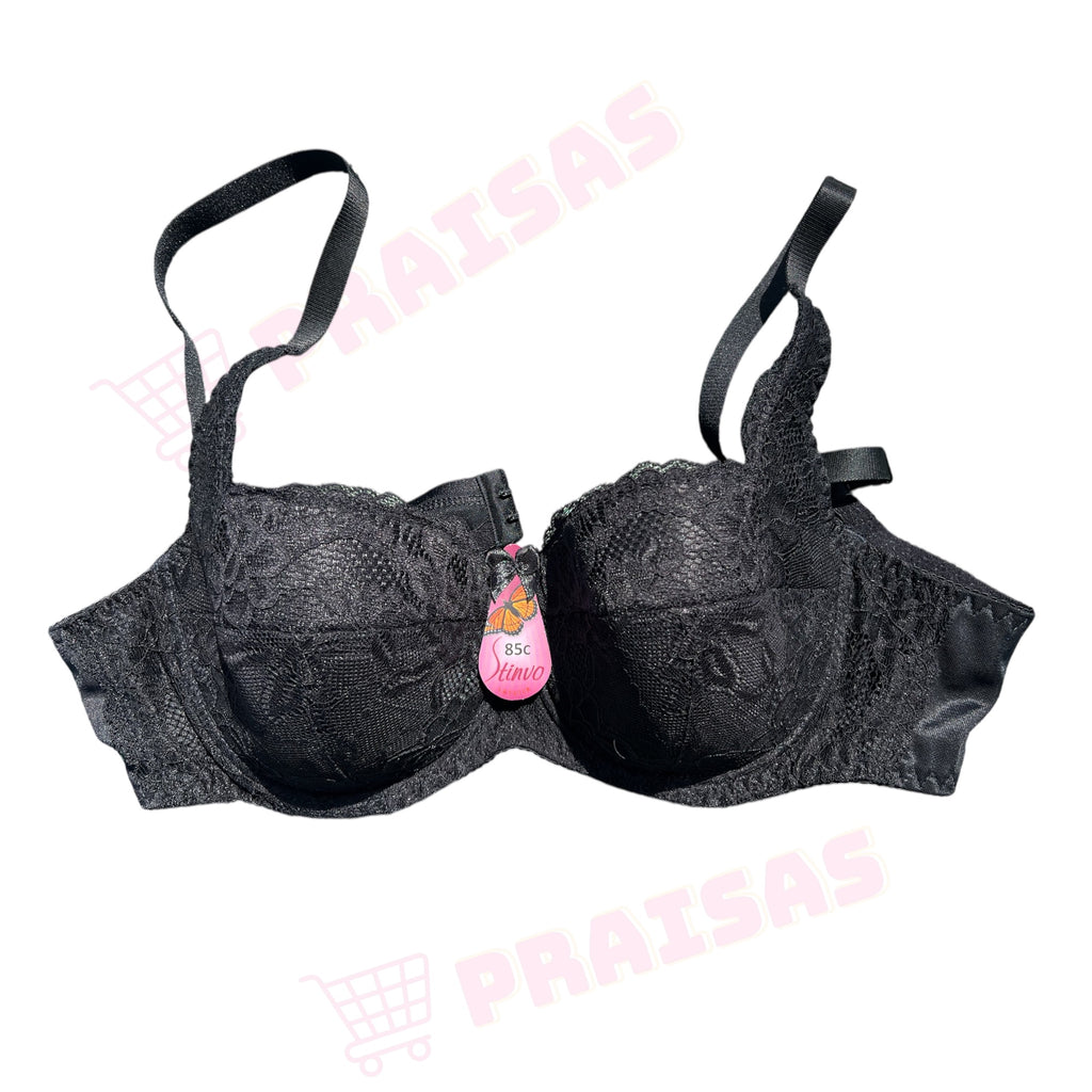 Latviška liemenėlė Stinvo – balkonetė su nėriniais, su lankeliais ir pakietinimu