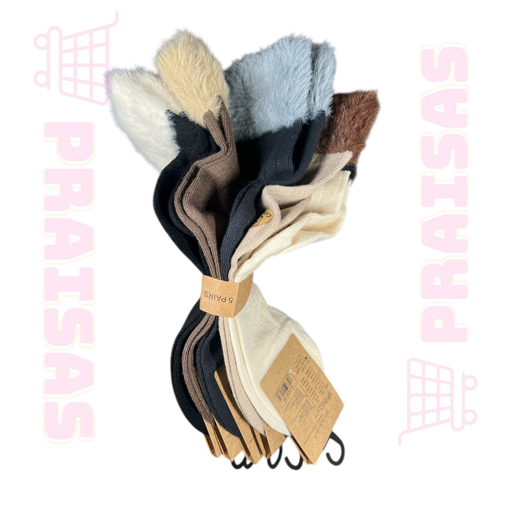 Plonos medvilnės klasikinės ilgos kojinės su švelnia nevaržoma guma , spalvų mix , 5 poros