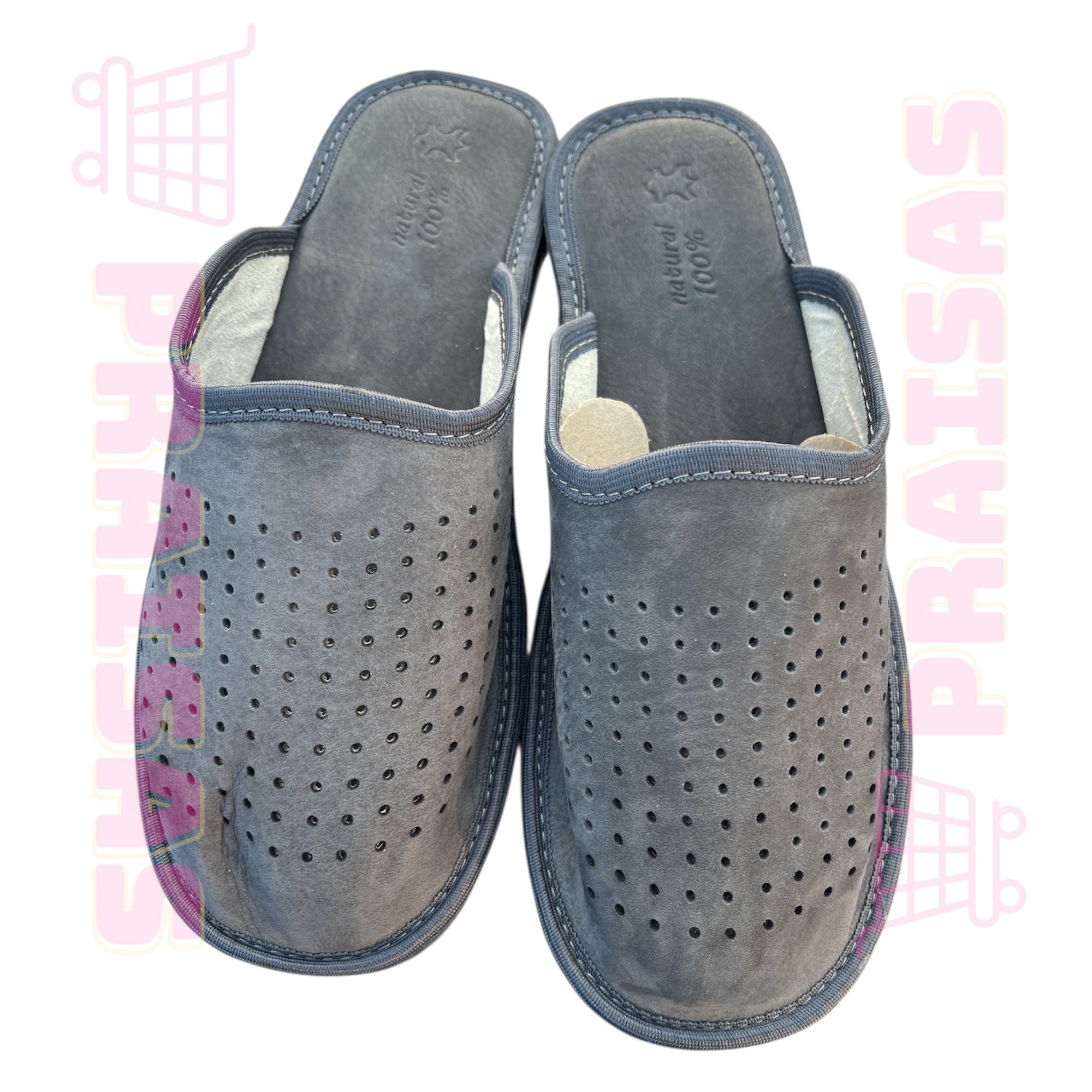 Polmar odinės šlepetės vyrams