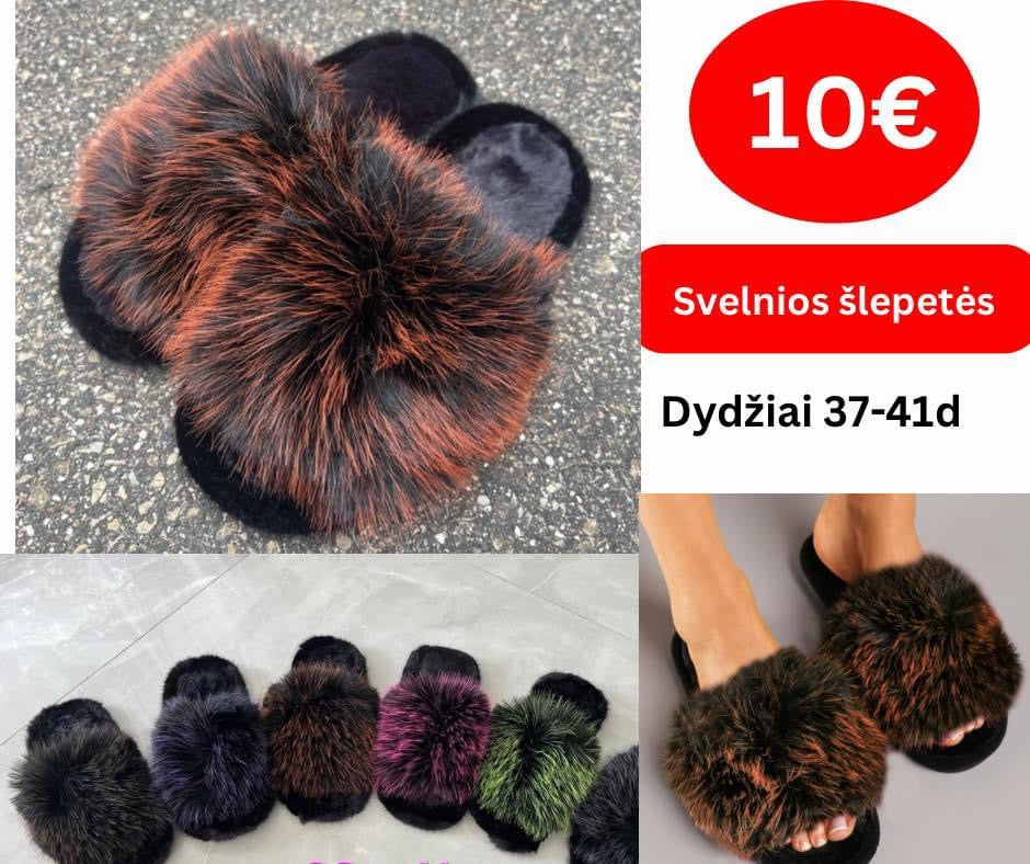 Švelnios šlepetès moterims