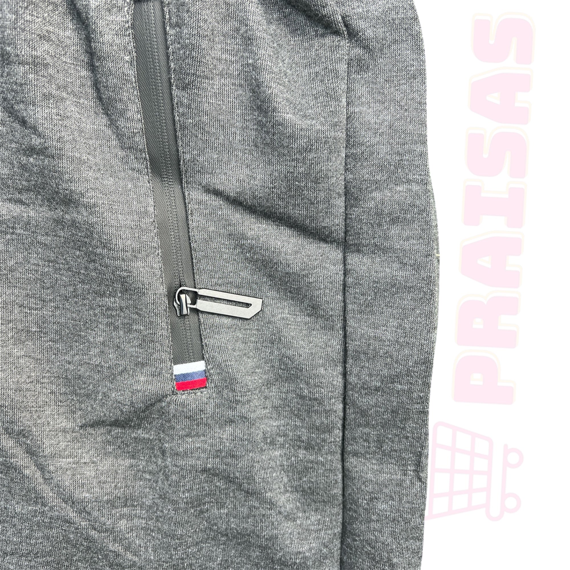 ⚪ Standartinė klasė Vyriškos sportinės kelnės su kišenėmis – tiesaus kirpimo