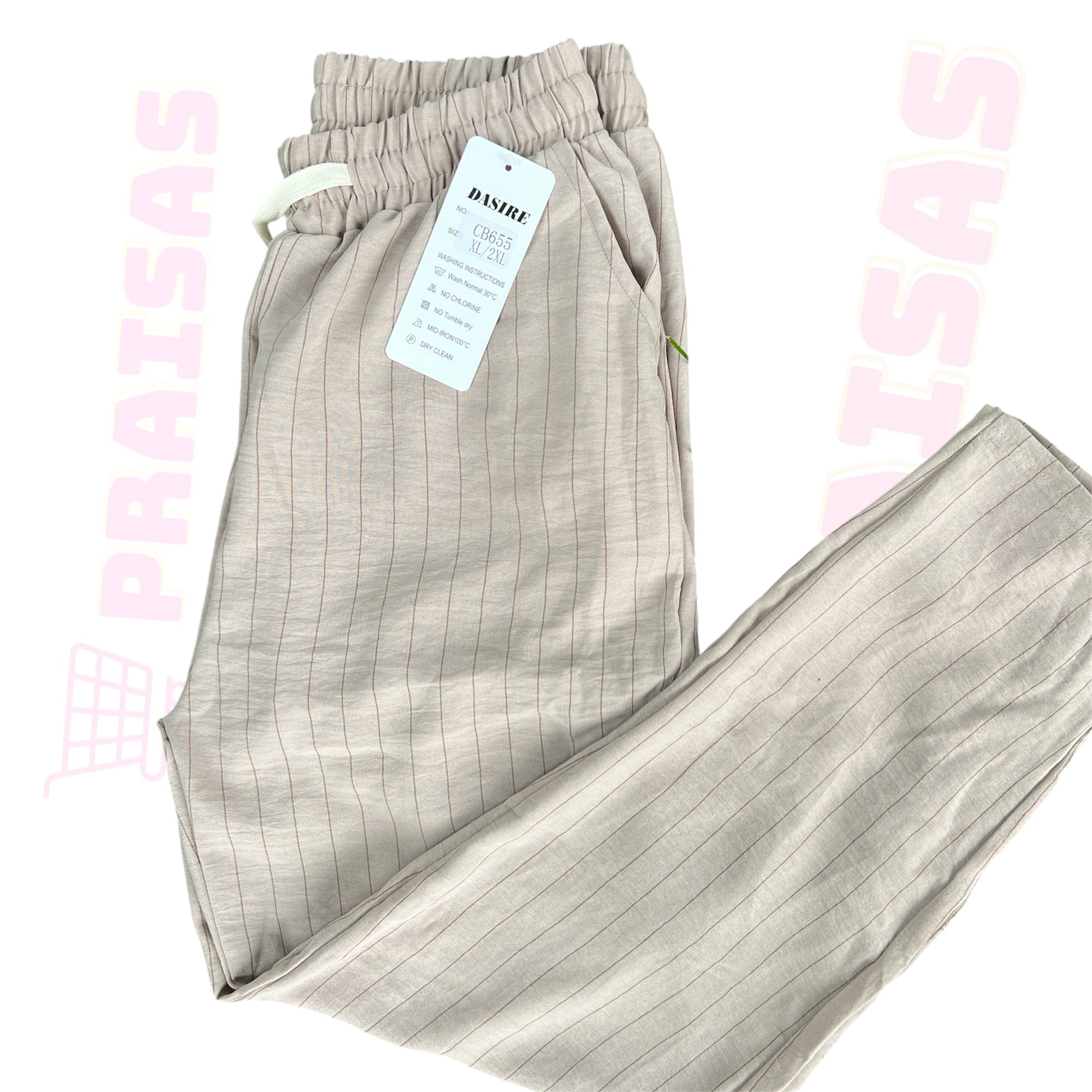 Laisvalaikio kelnės moterims su linijomis – lengvos, patogios, optiškai lieknina