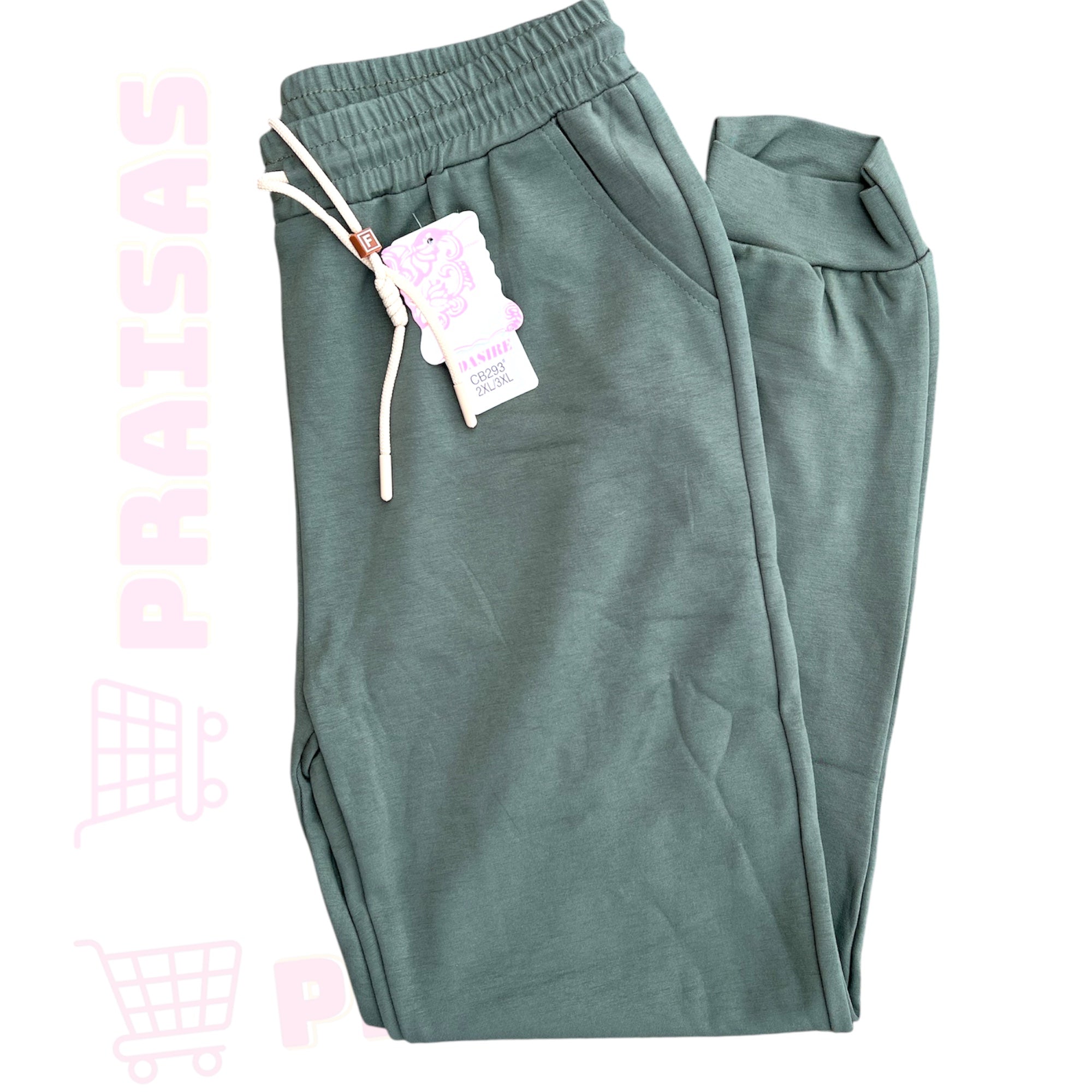 Sportinės moteriškos kelnės „Dassire 293 arba dg48“ – patogios, su guma ir šniūru, didesni dydžiai
