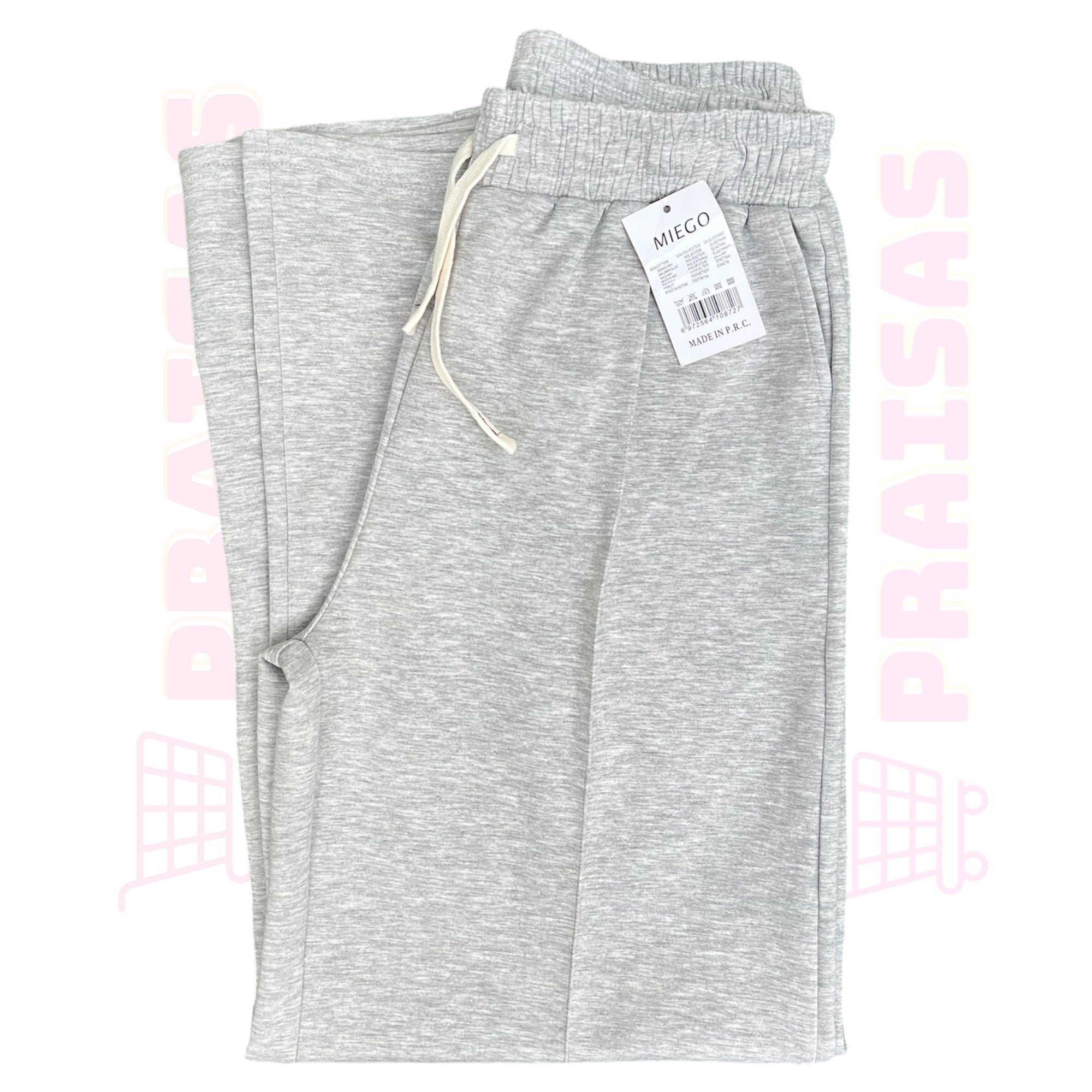 Tiesios platesnio stiliaus laisvalaikio kelnės moterims