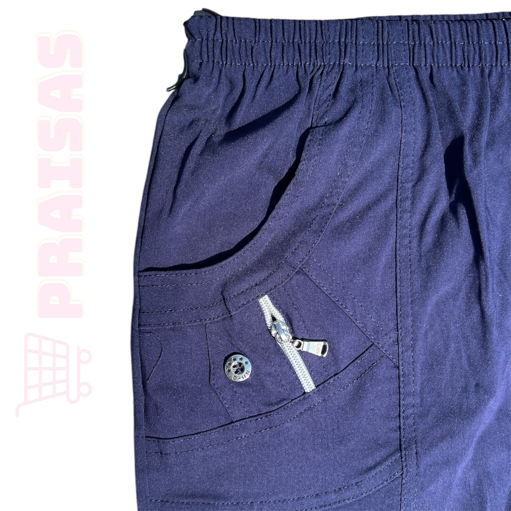 Moteriškos klasikinės kelnės NH su sagomis ir užtrauktuku – aukštas liemuo, dydžiai 40–52