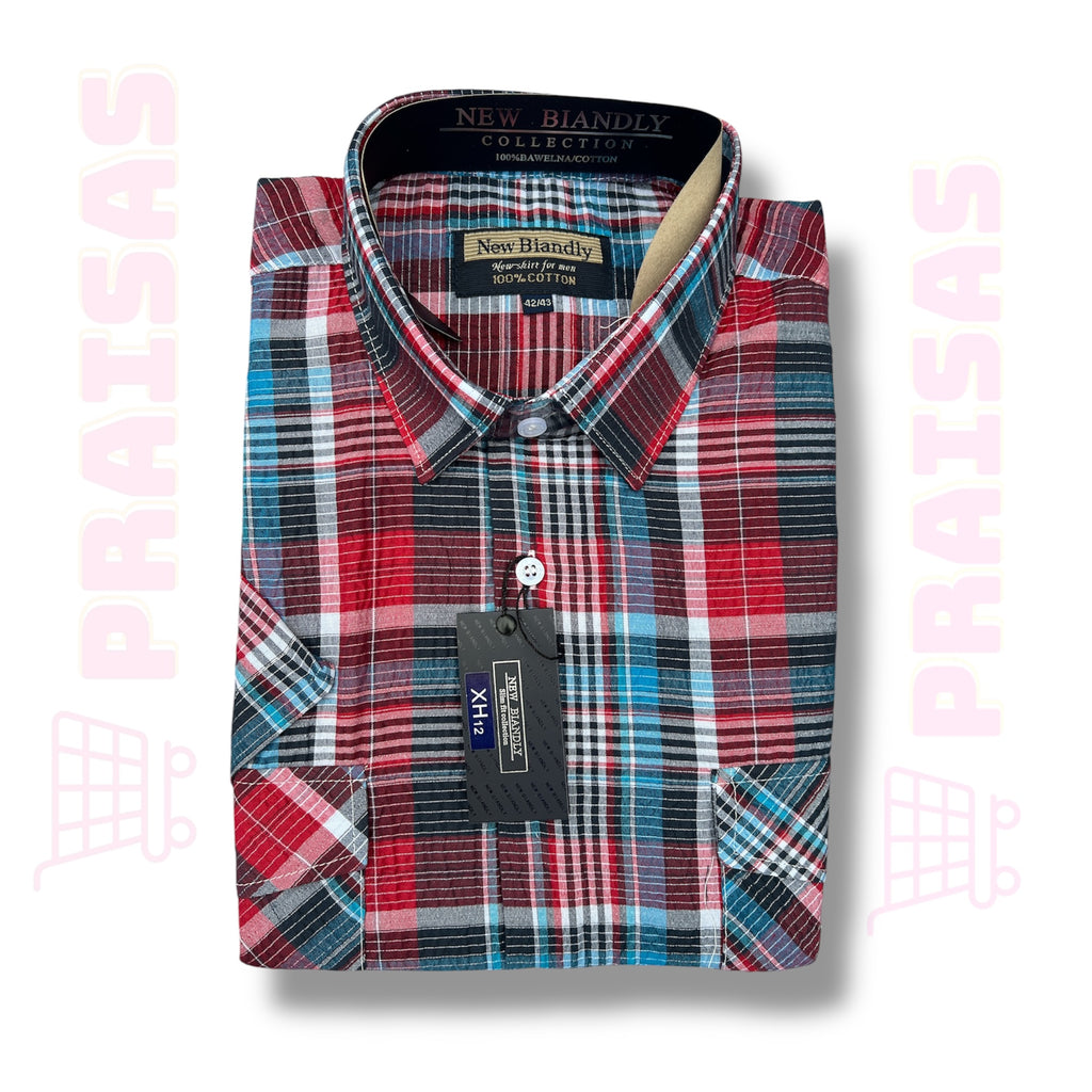 Vyriški kasdieniai marškiniai trumpa rankove