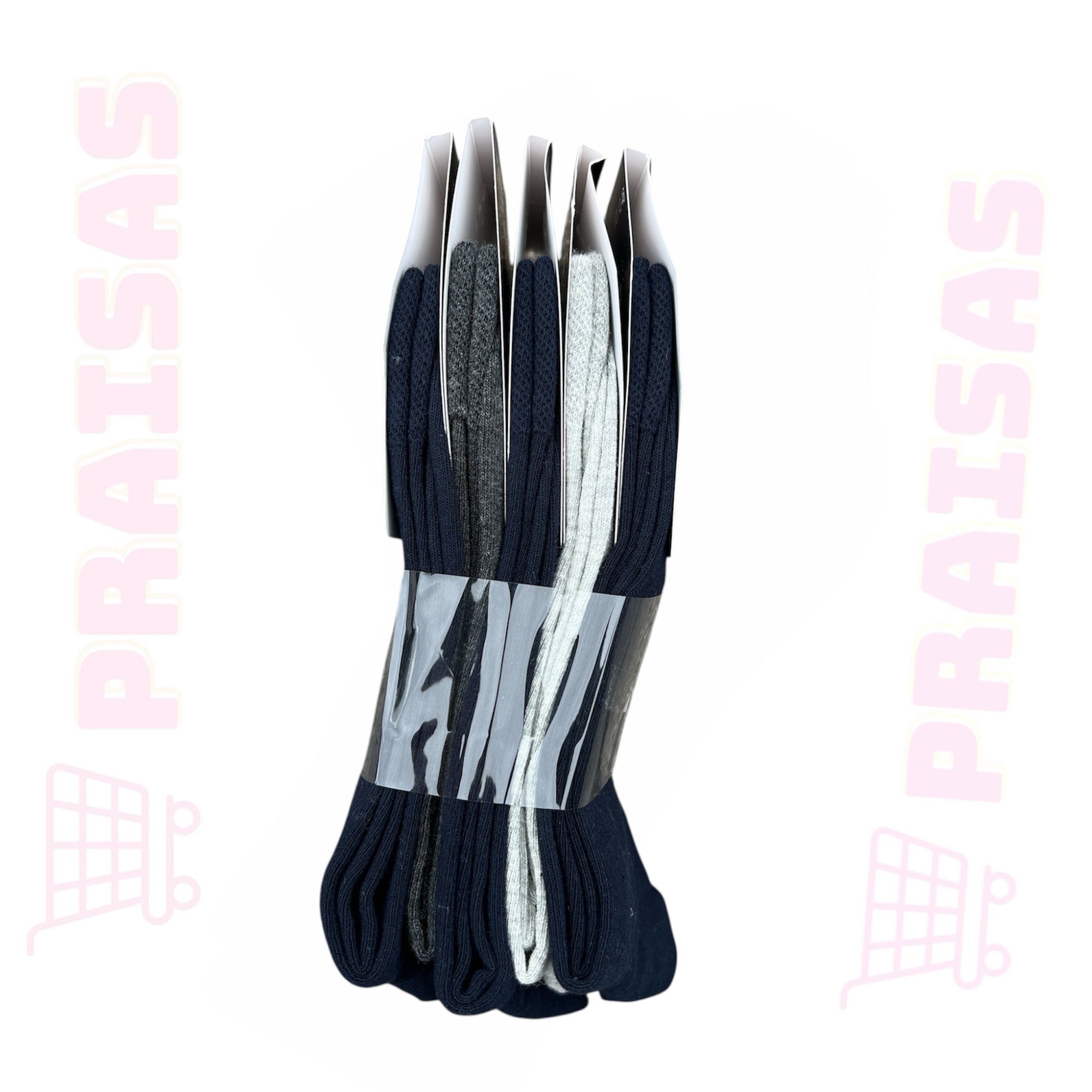 🟢 Premium Ilgos klasikinės vyriškos kojinės – 5 poros, juodos arba spalvų mix (39–46)