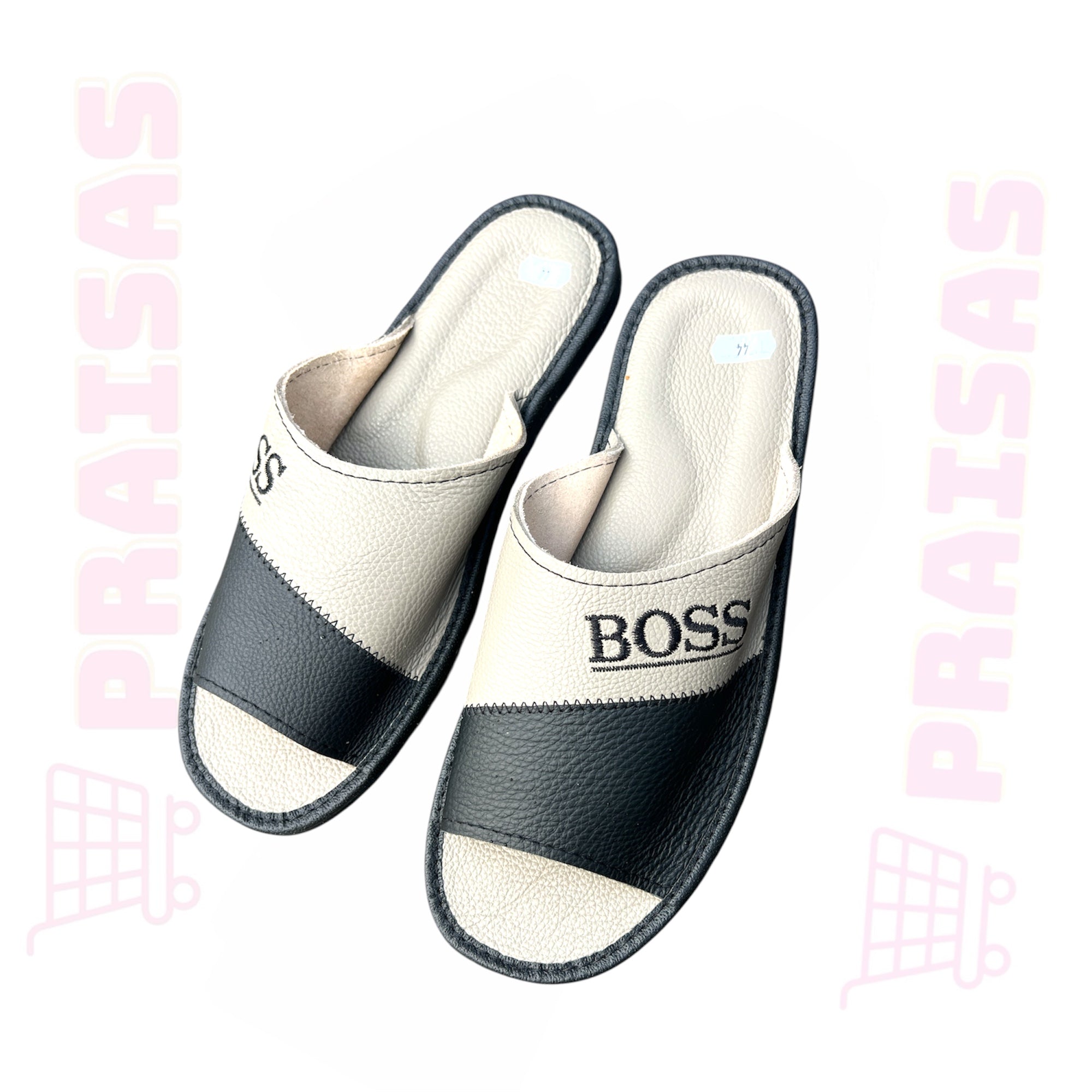 Šlepetes odines vyrams