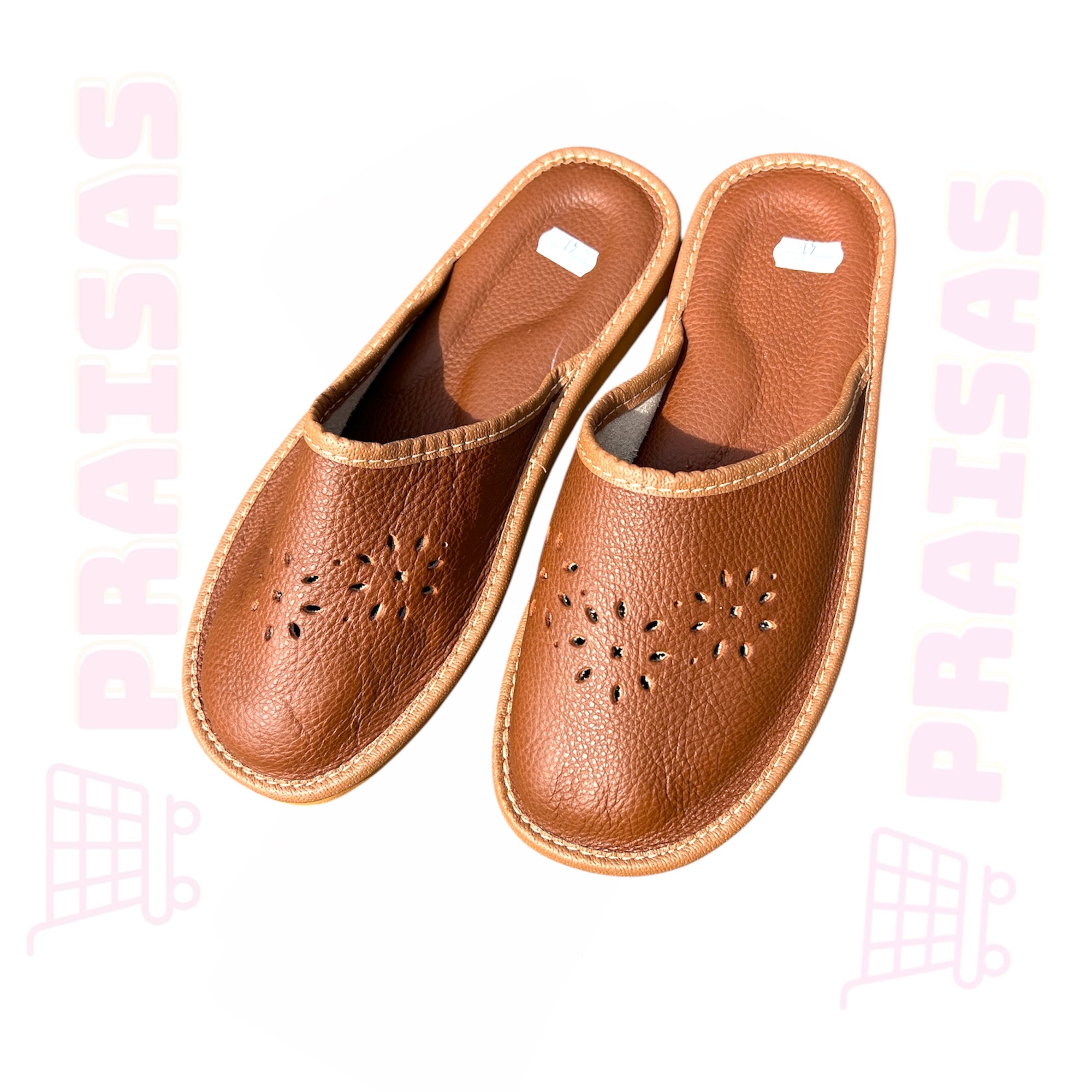 Odinės šlepetės uždaros moterims