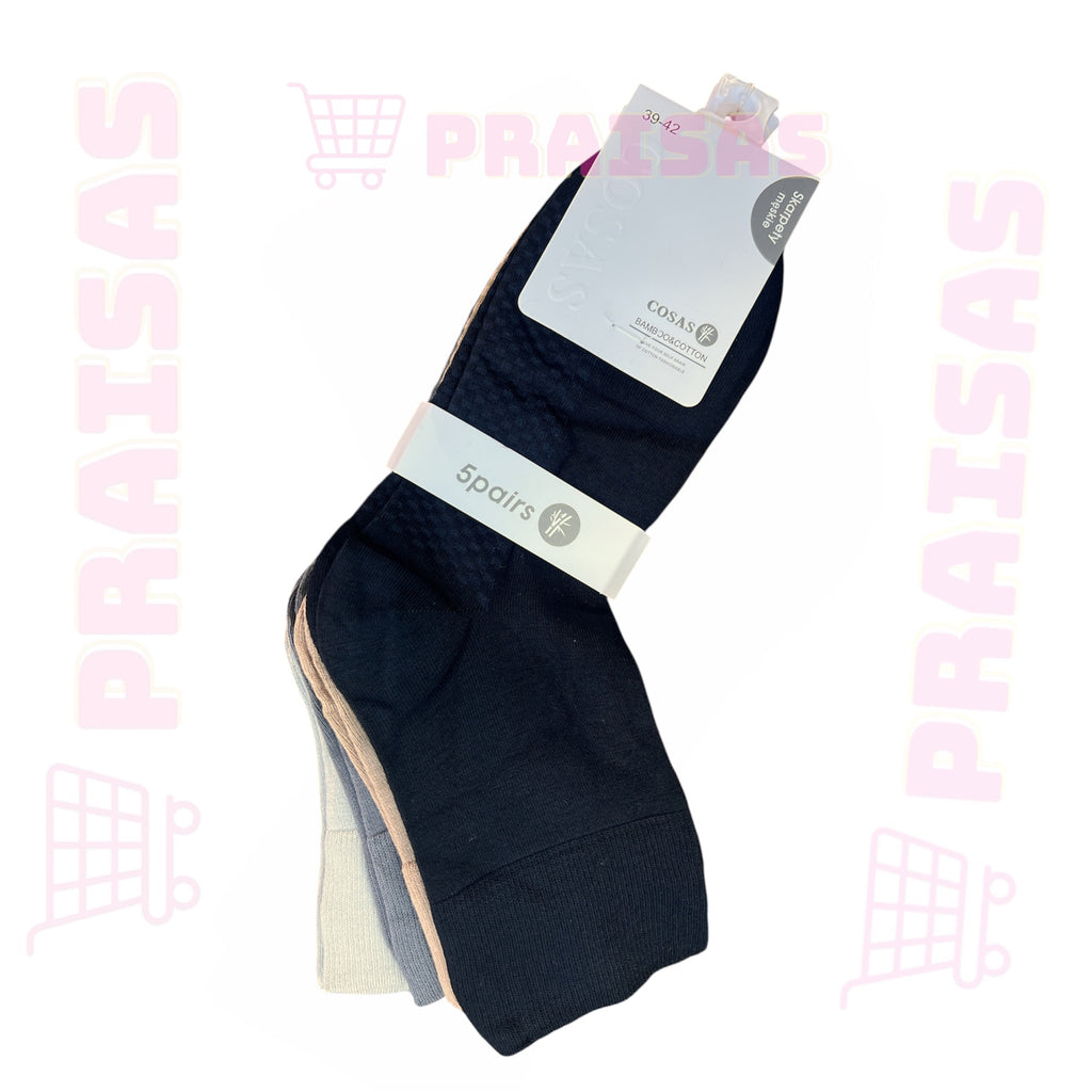 🟢 Premium Ilgos klasikinės vyriškos bambuko ir medvilnės kojinės – 5 poros.