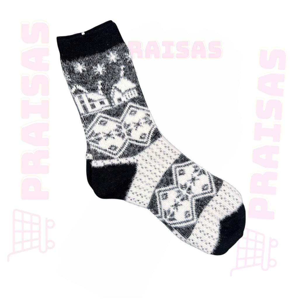 Kojinės su elpala klasikinis ilgis su motyvais