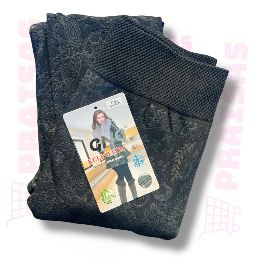 Tamprės su raštu šiltos