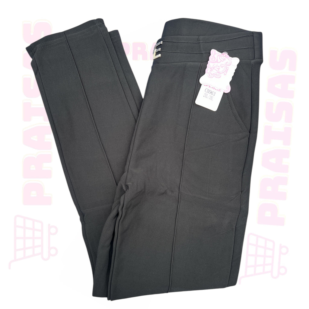 Platesnio stiliaus klasikinės kelnės su kanto linija