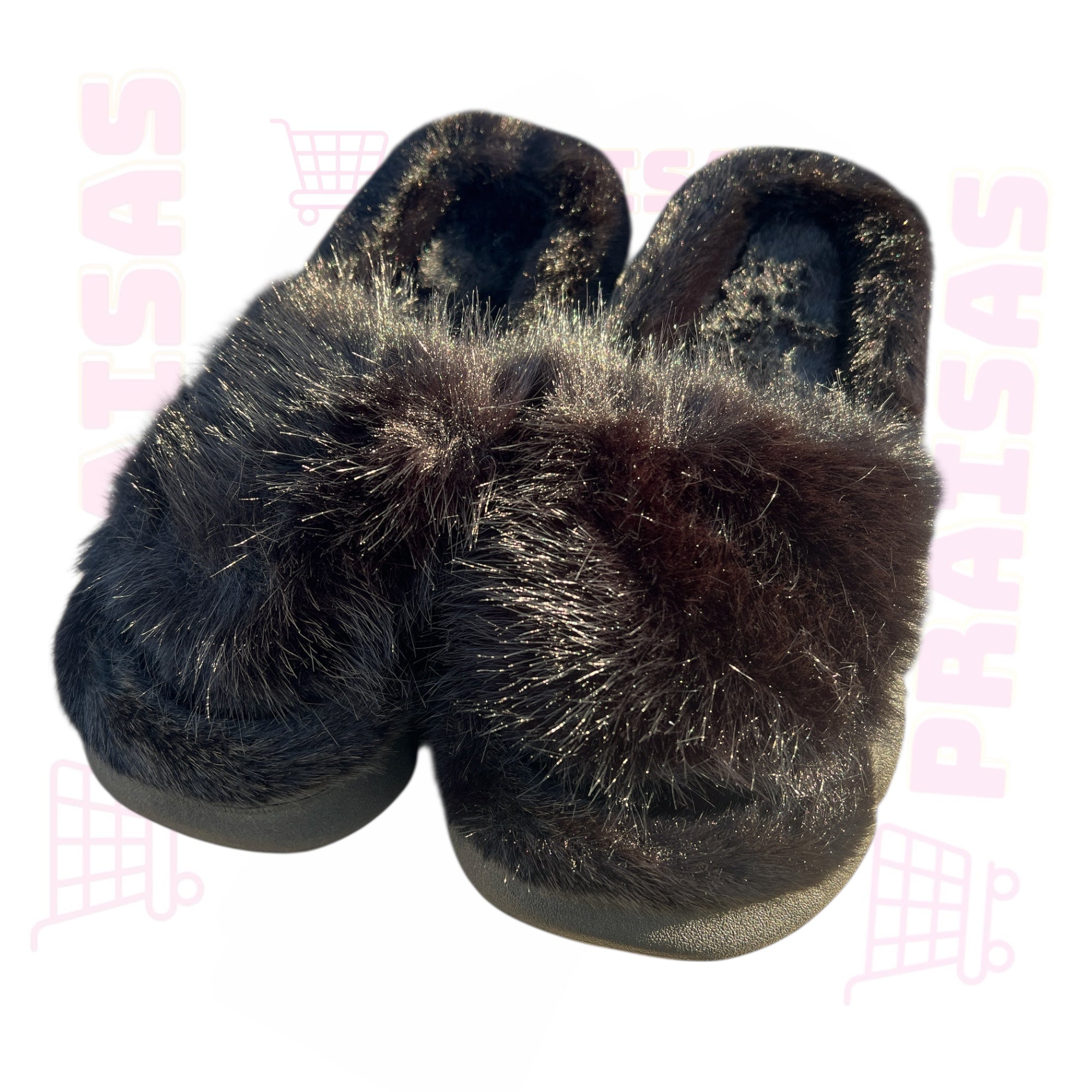 Minkštos atviros šlepetės