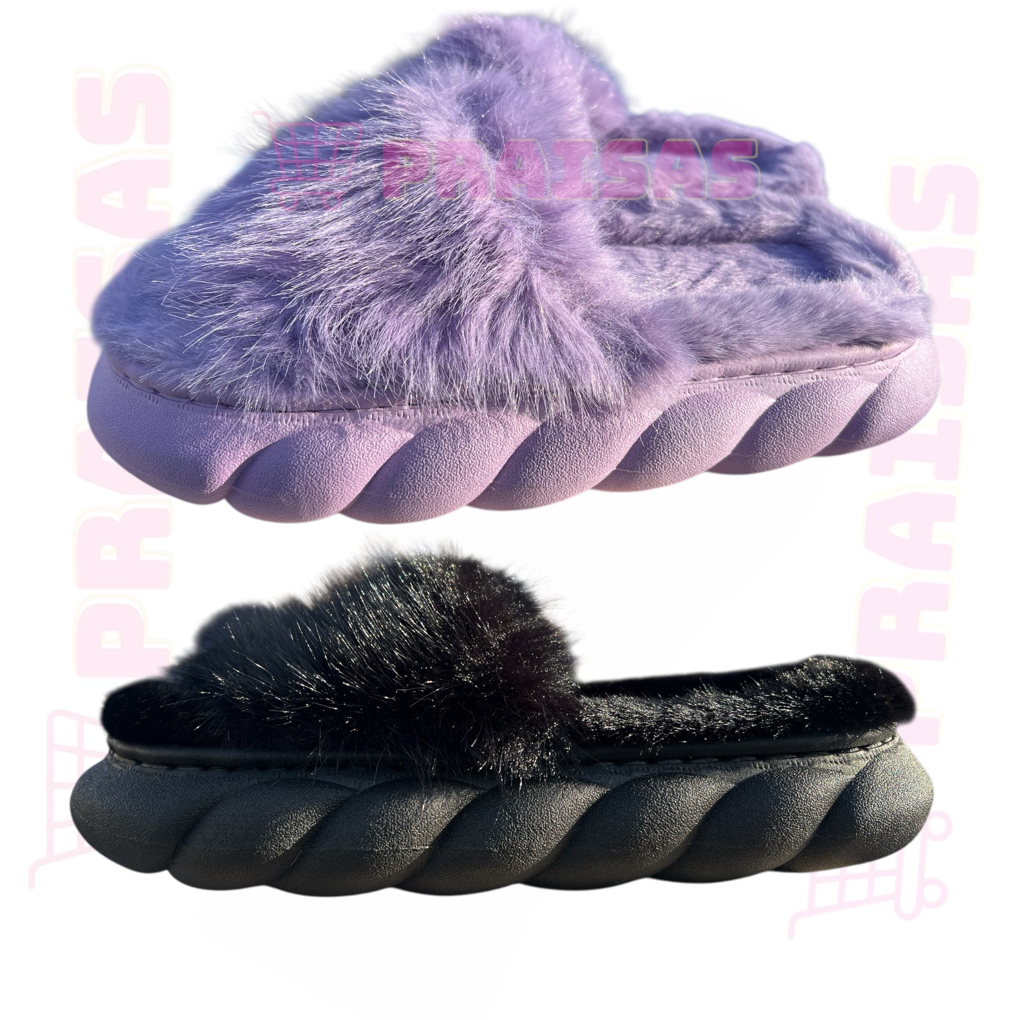 Minkštos atviros šlepetės