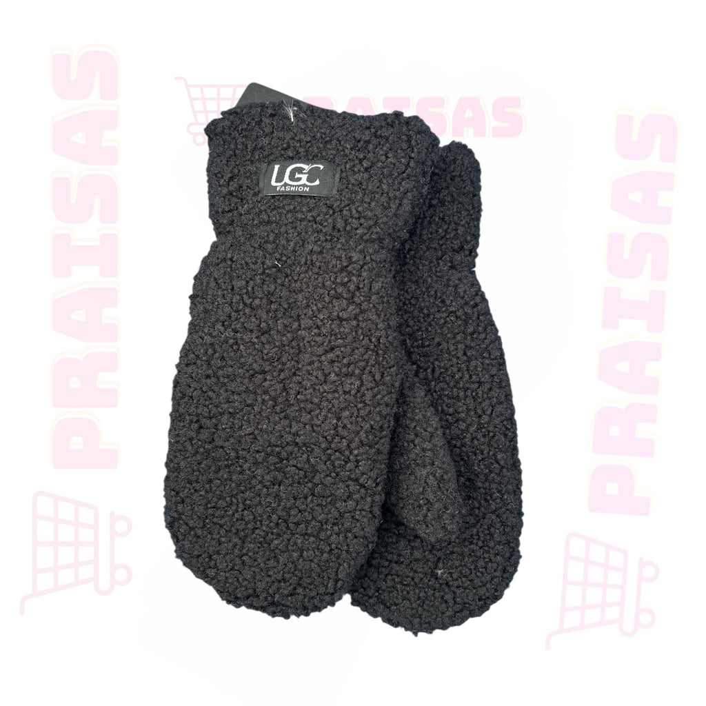 Kumštinės meškiuko stiliaus pirštinės moterims