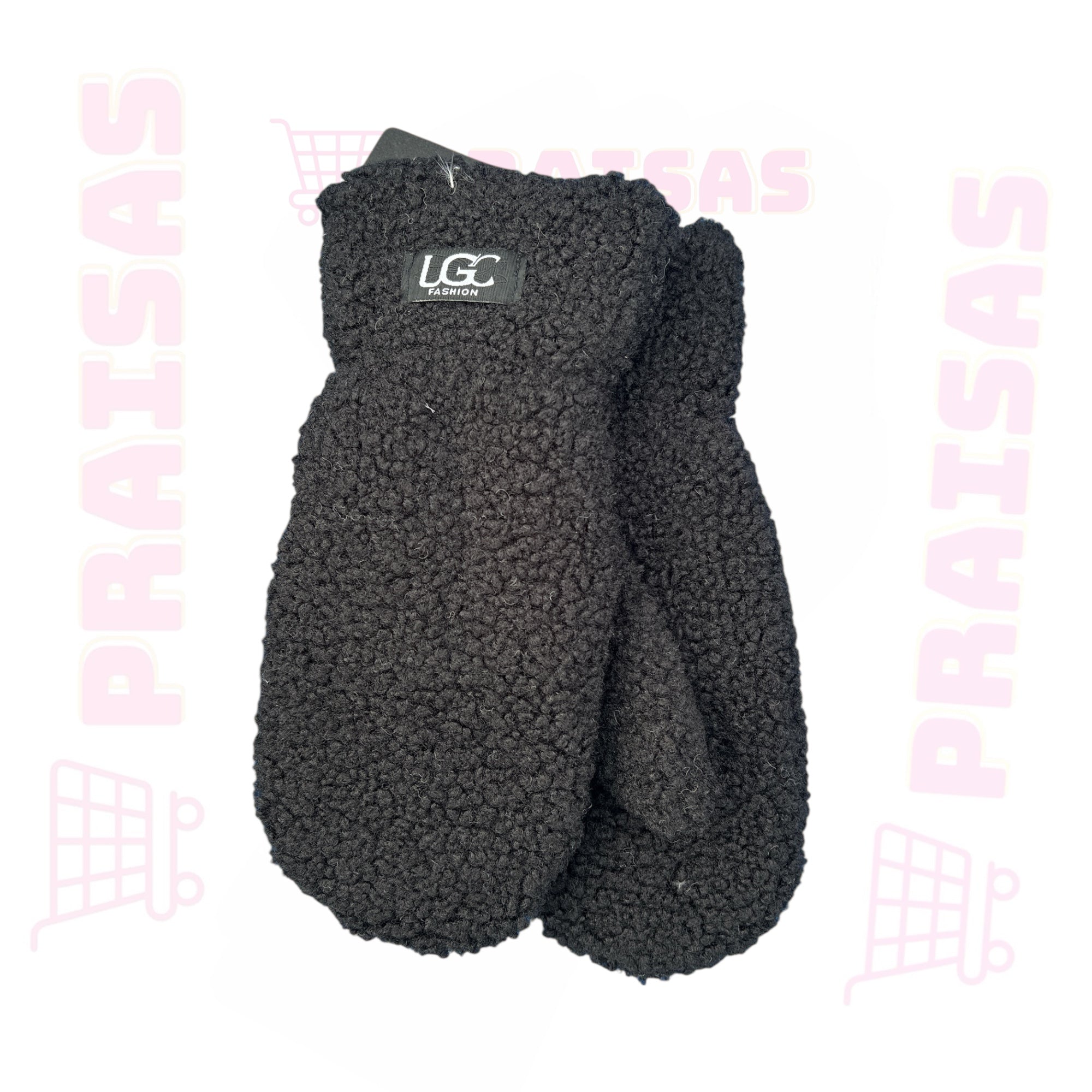 Kumštinės meškiuko stiliaus pirštinės moterims