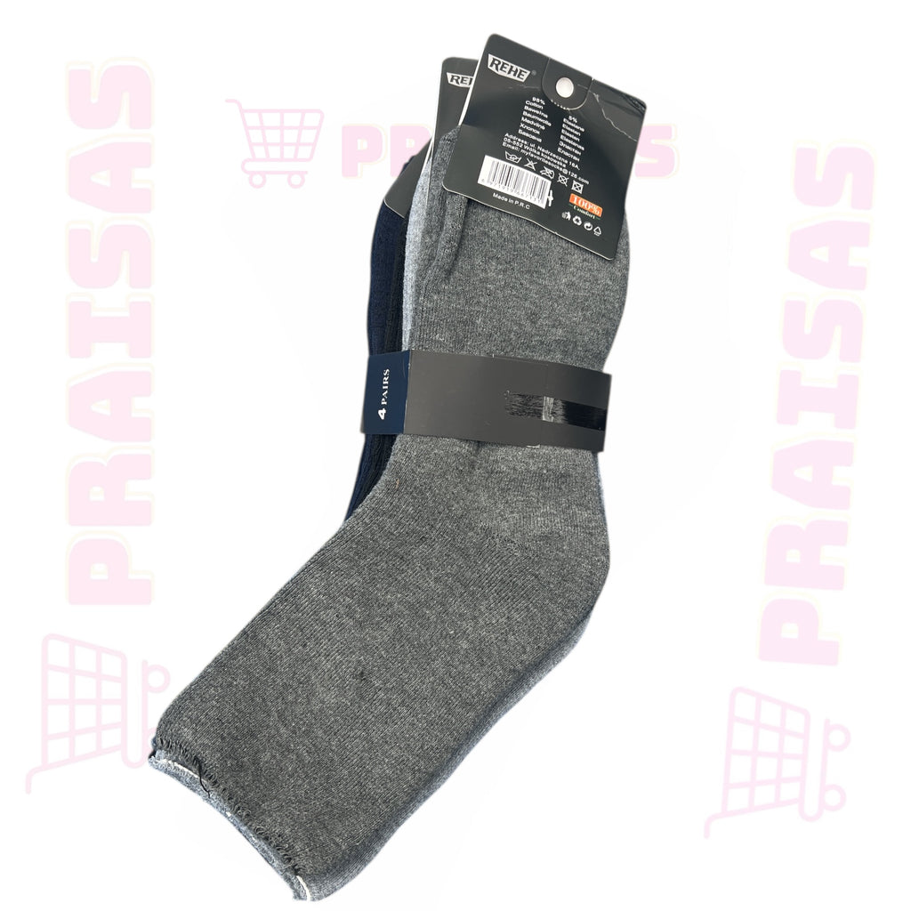 Thermo frote  kojinės vyrams nevaržanti guma (4 poros)