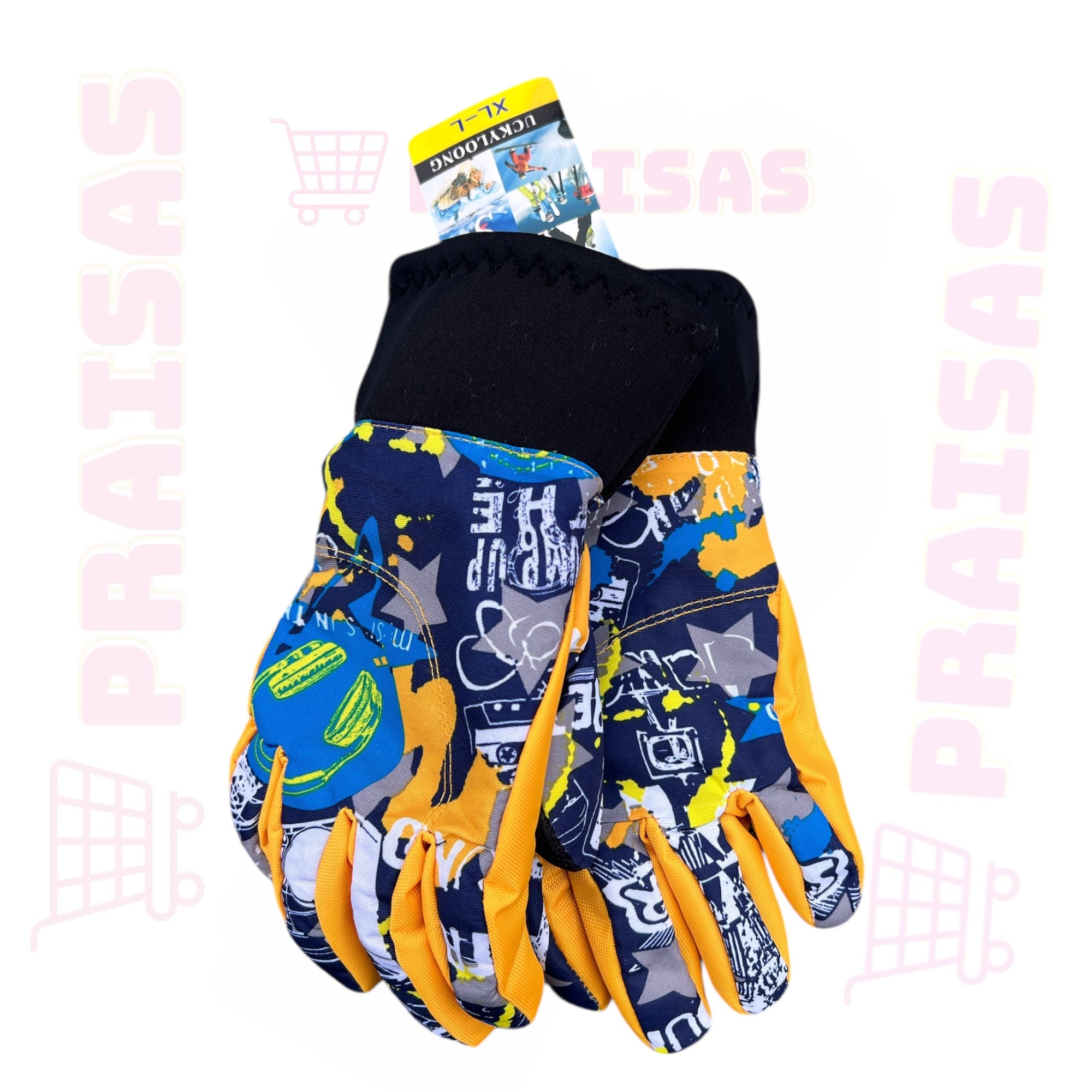 Pirštinės vaikams 4-7 amžiaus