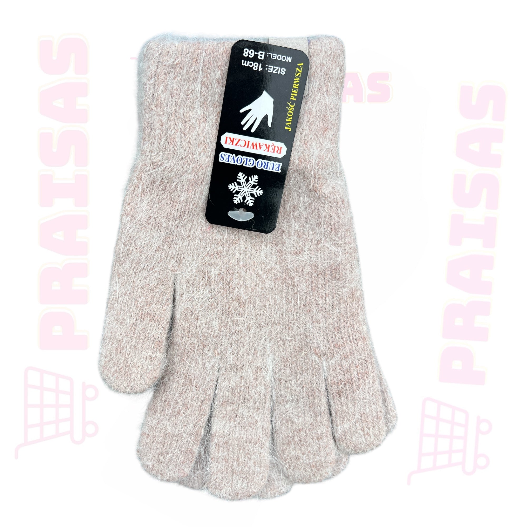 Klasikinės juodos paprastos pirštinės paaugliams