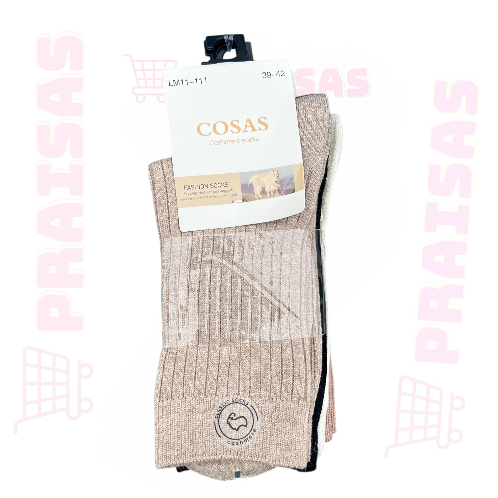 Plonos su vilna klasikės vienspalvės kojinės moterims , pakuotė 4 vnt, spalvų mix