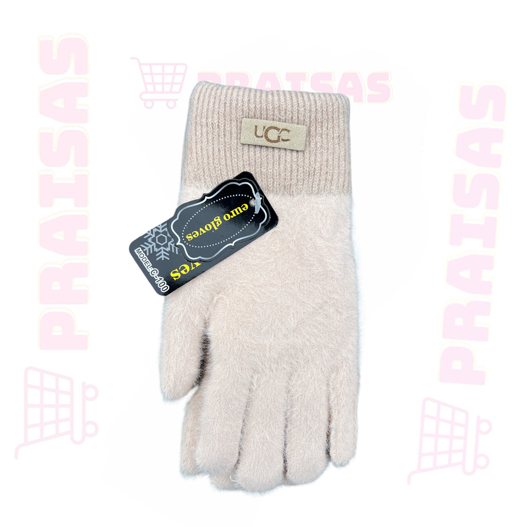 Klasikinės spalvotos švelnios pirštinės moterims