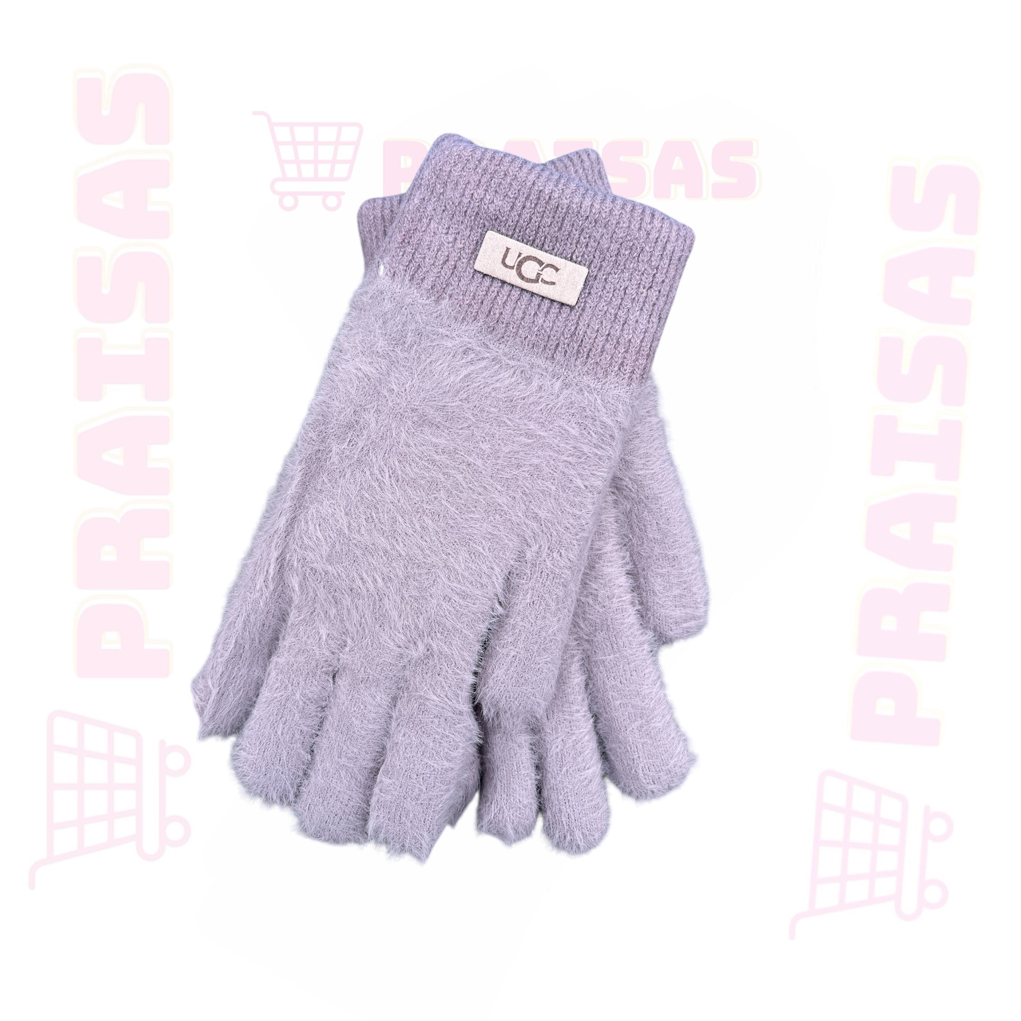 Klasikinės spalvotos švelnios pirštinės moterims