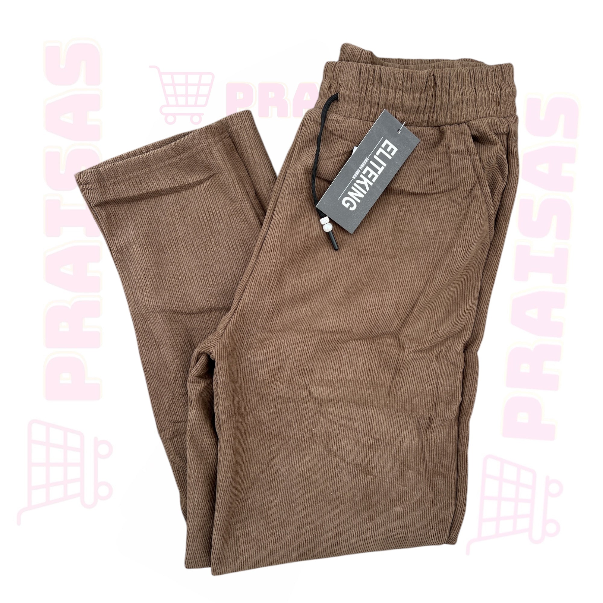 Laisvalaikio tiesios šiltos kelnės Eliteking velvet