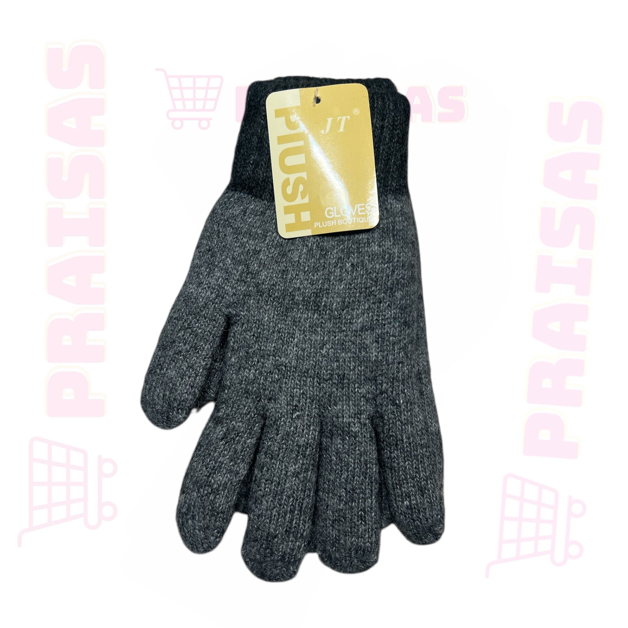 Pirštinėms vyrams su vilna, šiltos