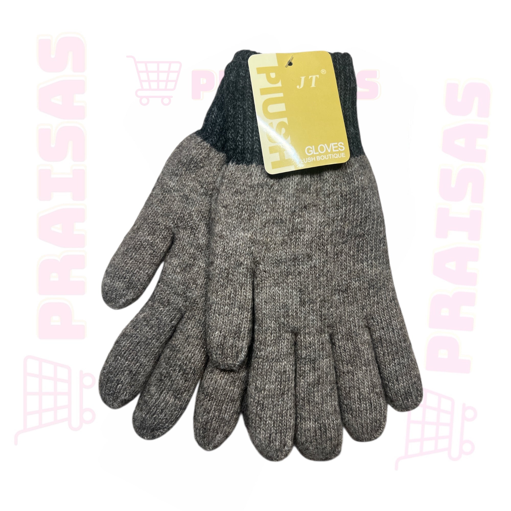 Pirštinėms vyrams su vilna, šiltos