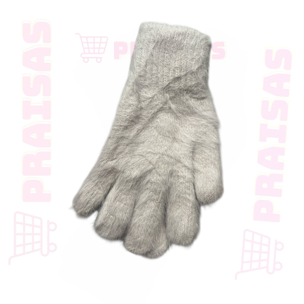 Klasikinės pirštuotos šiltos pirštinės moterims