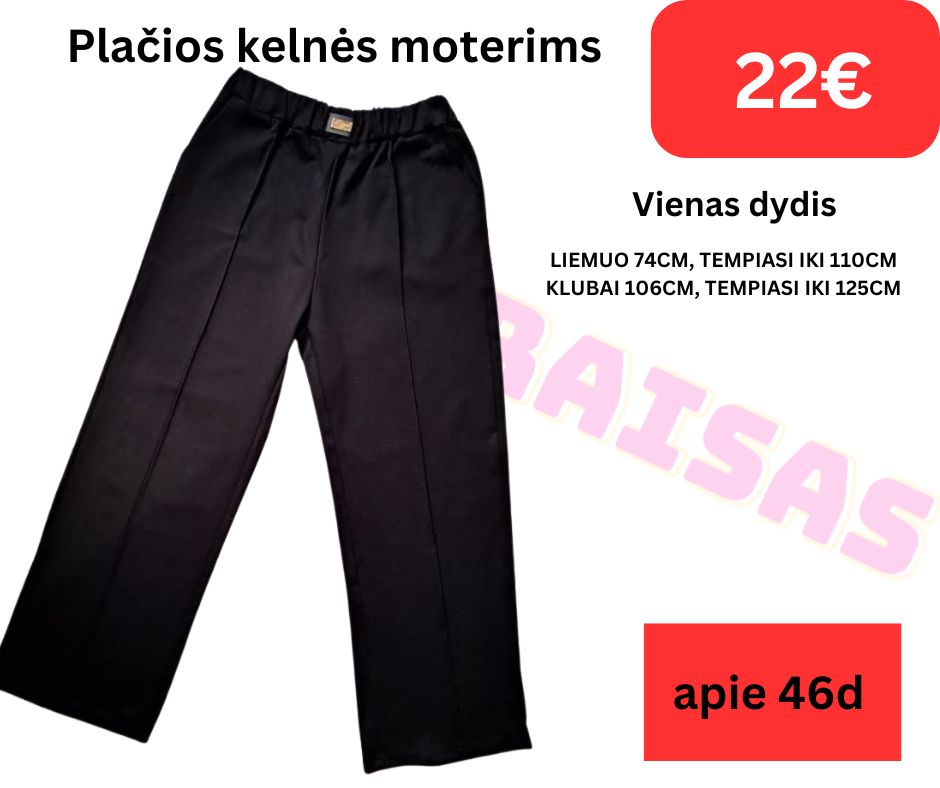 Fashion jeans kelnės tiesios su kantu moterims